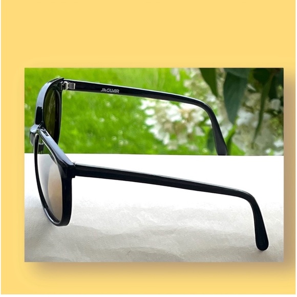 90s Designer Sunglasses Black Retro Eyewear - Picture 6 of 14